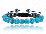 Shamballa style armbånd