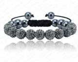 Shamballa style armbånd