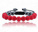 Shamballa style armbånd