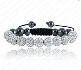 Shamballa style armbånd